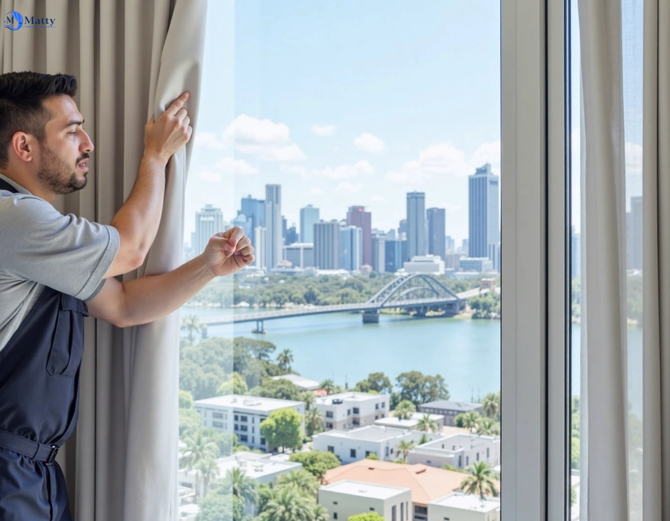 Professional curtain steam cleaning service kilsyth-vic QLD by Matty Curtain Cleaning